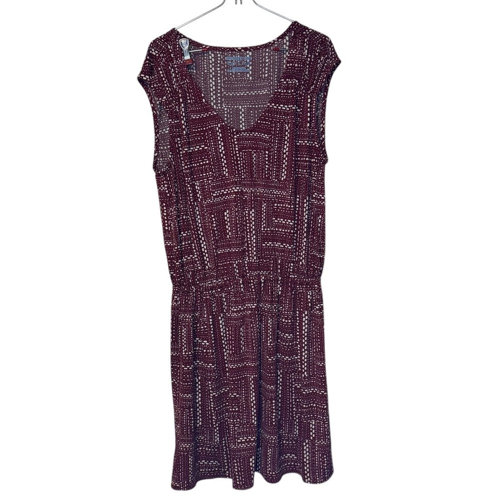 Southern Tide‎ Women's Dress Sleeveless Mini Pullover Scoop Neck Gameday Large
